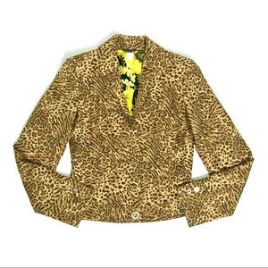 🖤 Versace rare vintage animal print jacket